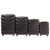 Zestaw 4 walizek Wings Albatross BLACK