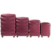 Zestaw 4 walizek Wings Albatross WINE RED