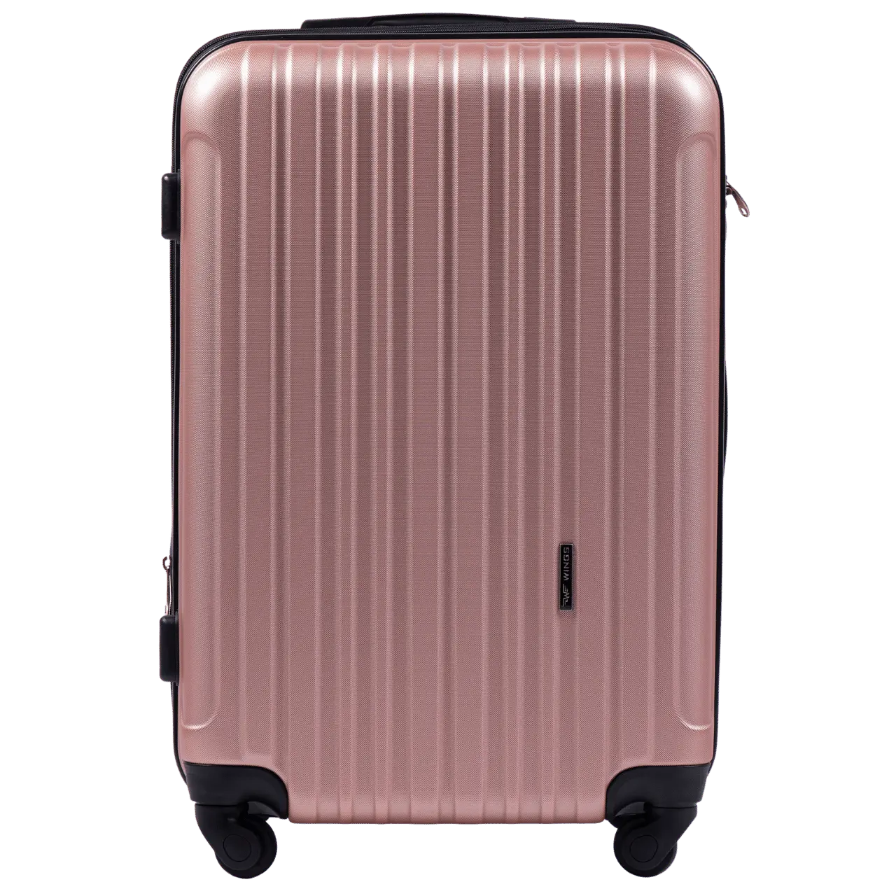 Walizka Podróżna ŚREDNIA WINGS FLAMINGO 24" ROSE GOLD FLAMINGO COLLECTION