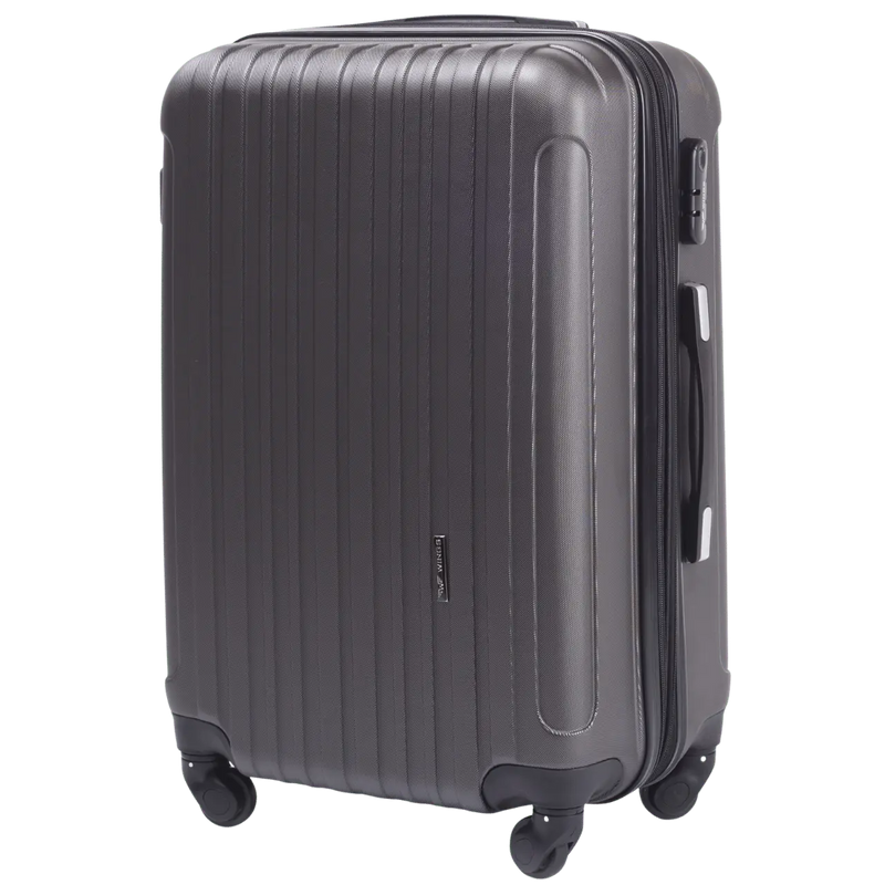 Walizka Podróżna ŚREDNIA WINGS FLAMINGO 24" DARK GREY