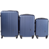 ZESTAW 3 WALIZEK WINGS FLAMINGO Z POSZERZENIEM BLUE