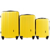ZESTAW 3 WALIZEK WINGS FLAMINGO YELLOW