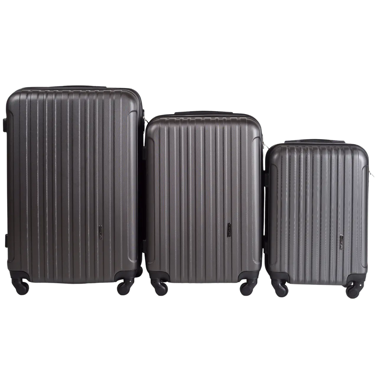 ZESTAW 3 WALIZEK WINGS FLAMINGO DARK GREY FLAMINGO COLLECTION