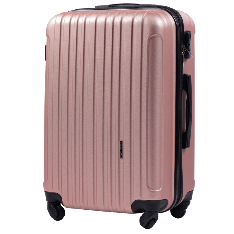 ZESTAW 3 WALIZEK WINGS FLAMINGO ROSE GOLD