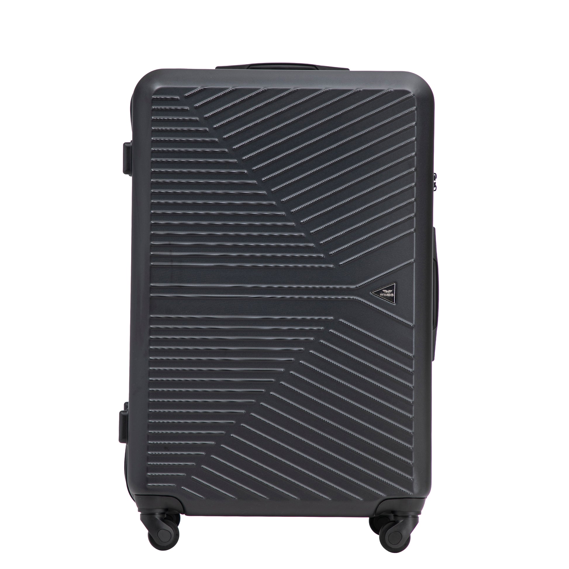 Zestaw walizek WINGS Merlin 3 szt. z 100% poliwęglanu BLACK