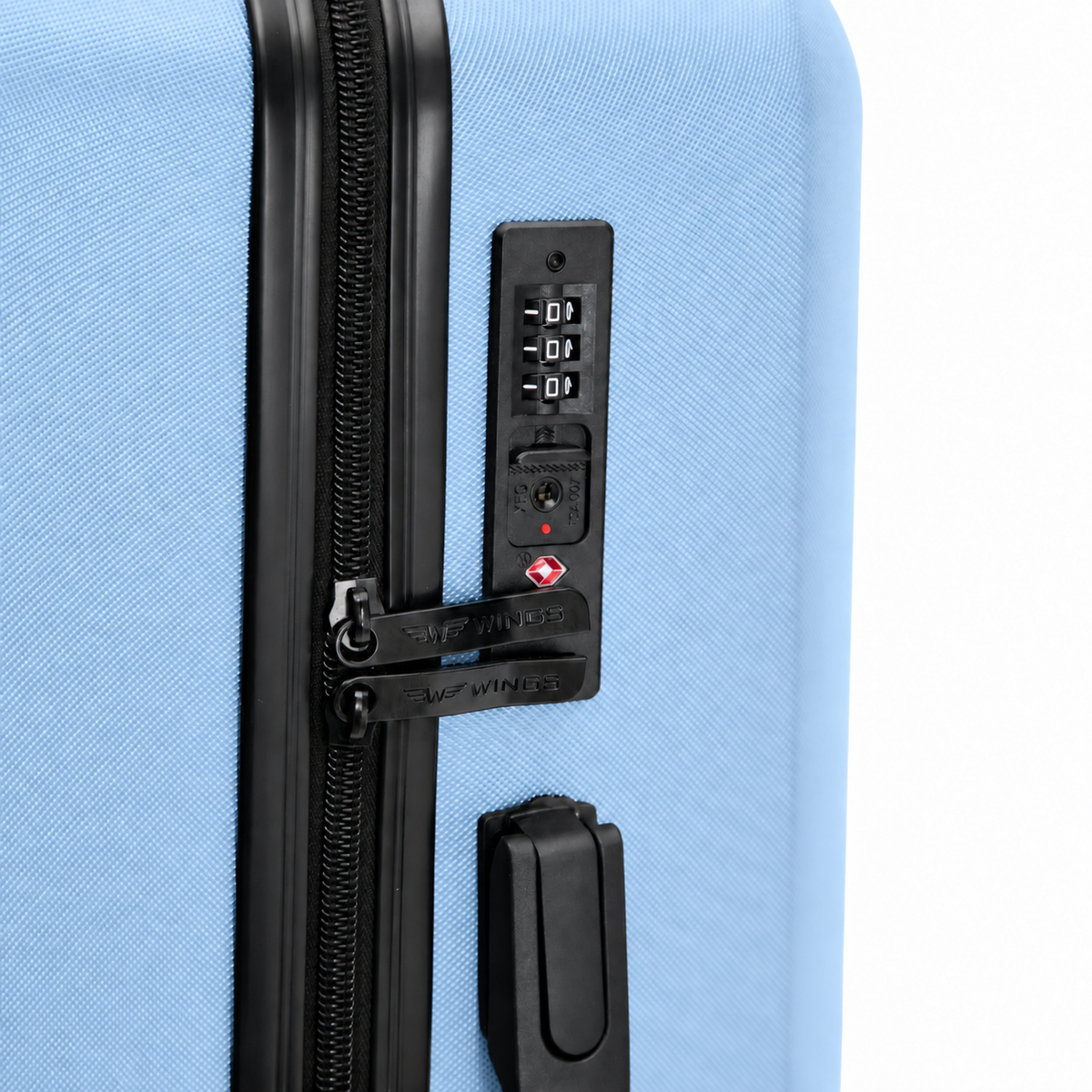 Walizka DUŻA WINGS MERLIN 28" LIGHT BLUE
