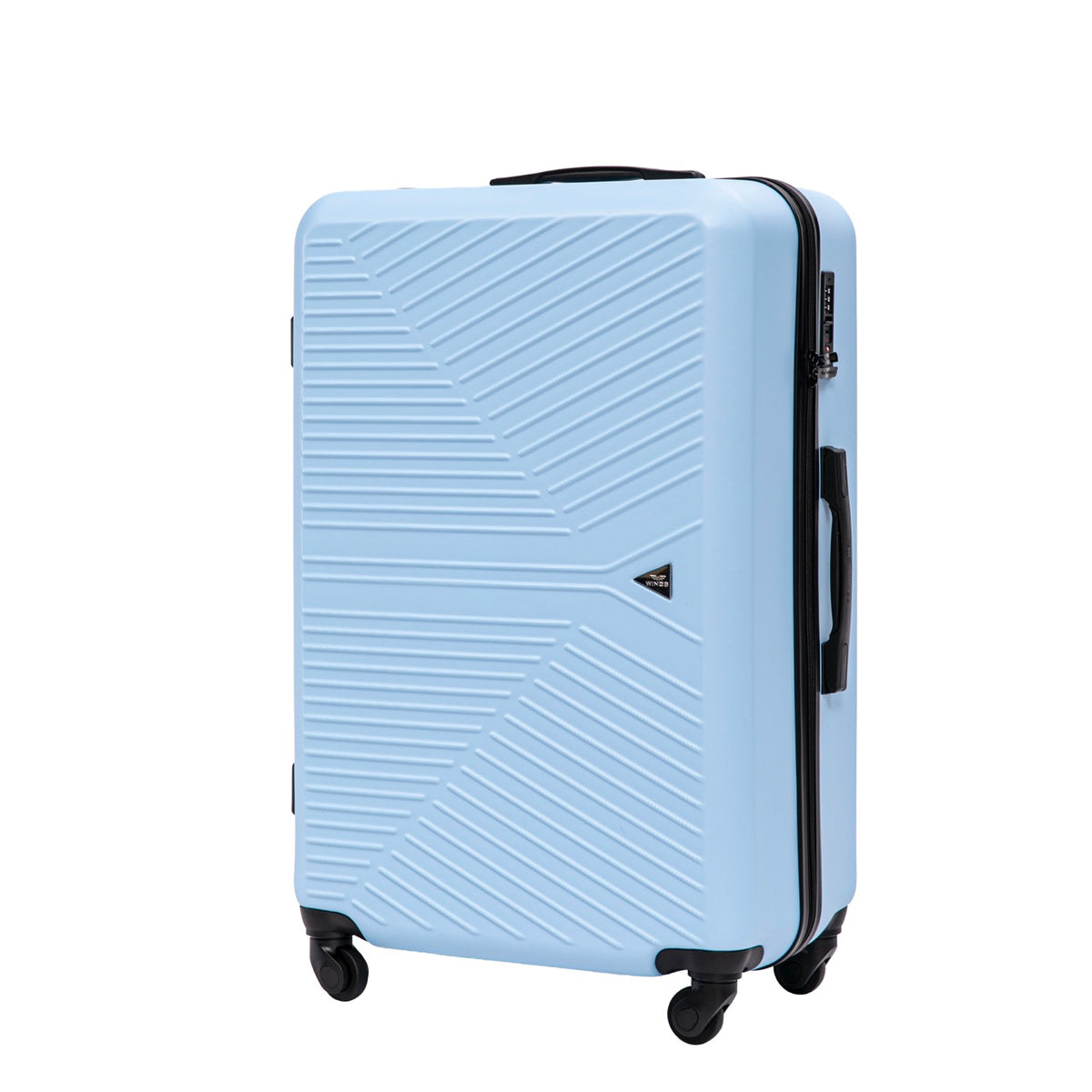 Zestaw walizek WINGS Merlin 3 szt. z 100% poliwęglanu LIGHT BLUE