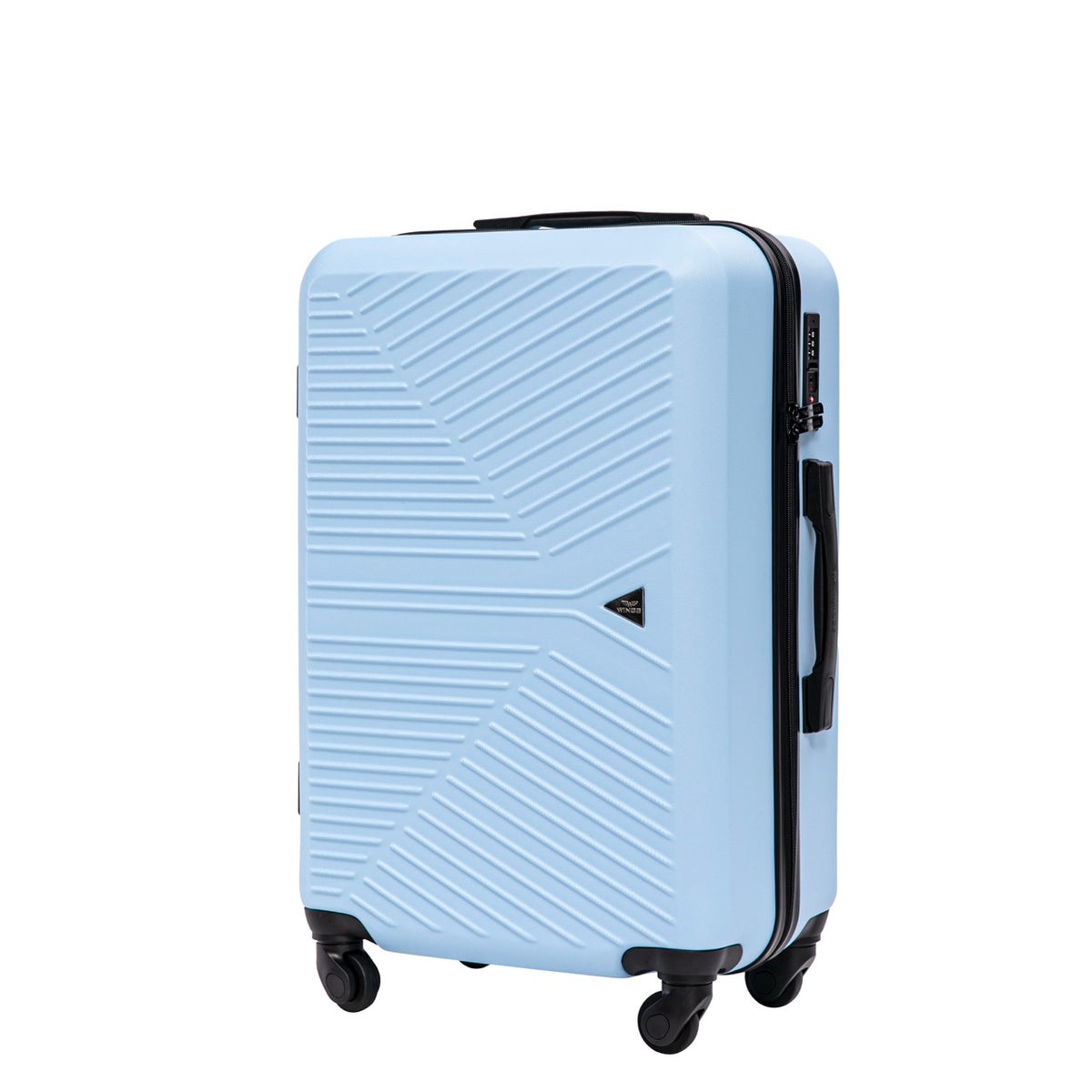 Zestaw walizek WINGS Merlin 3 szt. z 100% poliwęglanu LIGHT BLUE