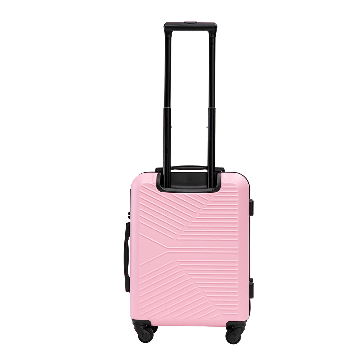 Zestaw walizek WINGS Merlin 3 szt. z 100% poliwęglanu LIGHT PINK