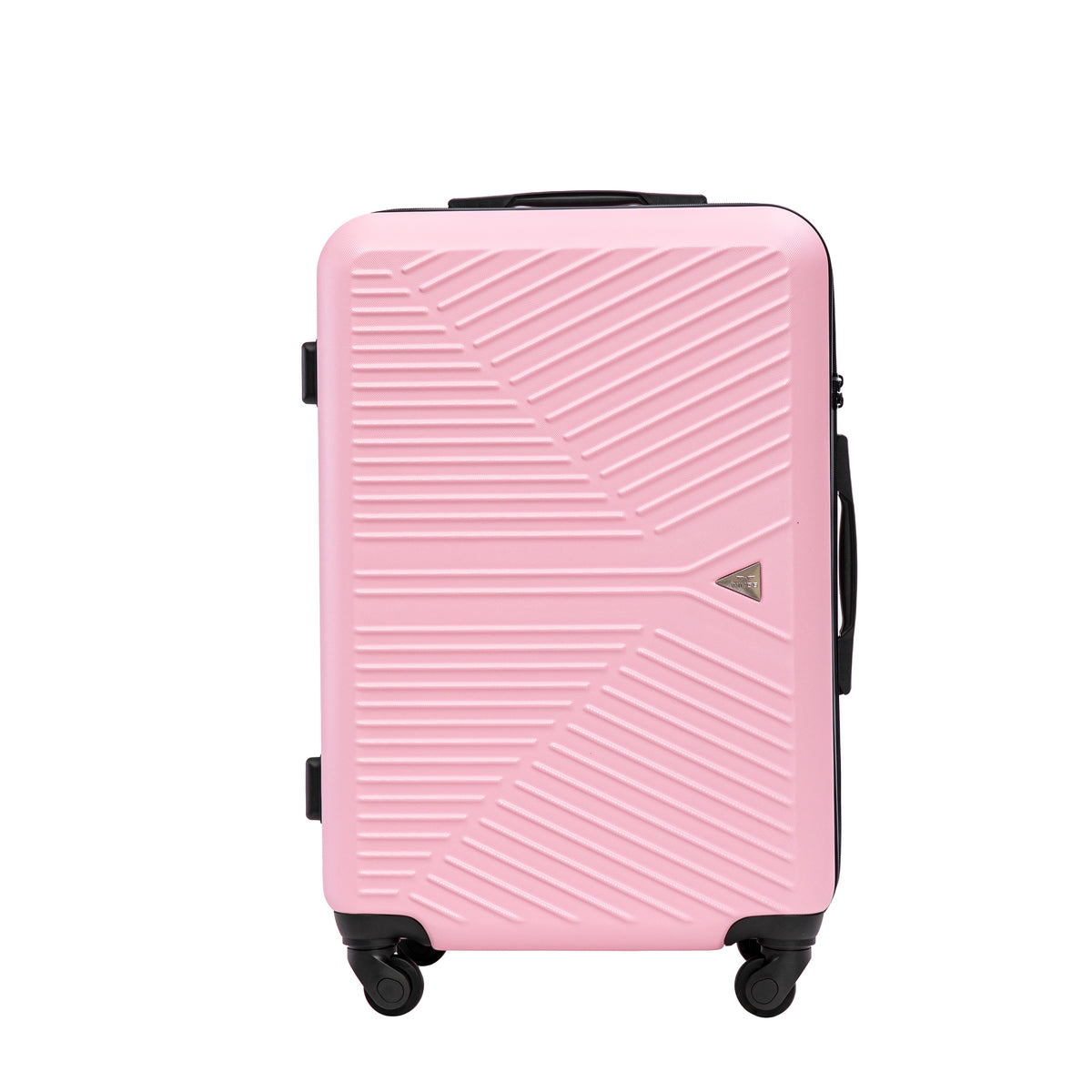 Zestaw walizek WINGS Merlin 3 szt. z 100% poliwęglanu LIGHT PINK