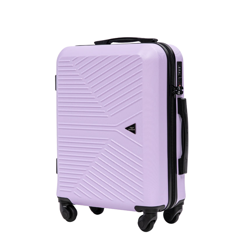 Walizka KABINOWA WINGS MERLIN 20" WHITE PURPLE