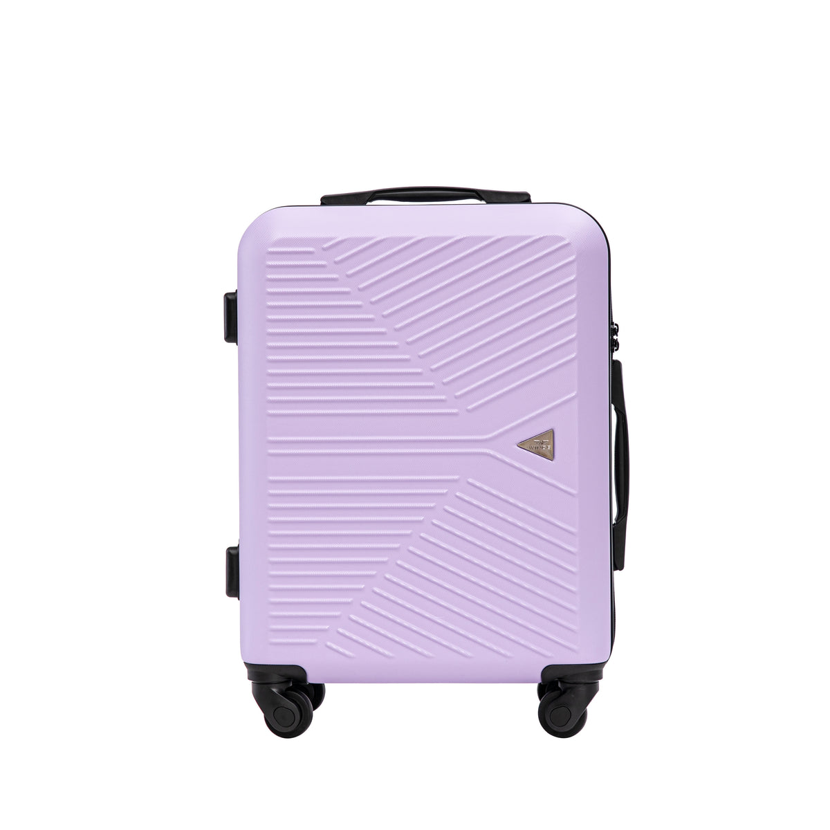 Zestaw walizek WINGS Merlin 3 szt. z 100% poliwęglanu WHITE PURPLE