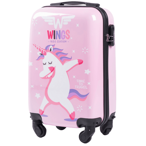 Walizka KIDS kabinowa twarda Wings Jay Unicorn 18"