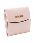 Kompaktowy portfel damski skórzany z ochroną RFID WINGS PINK