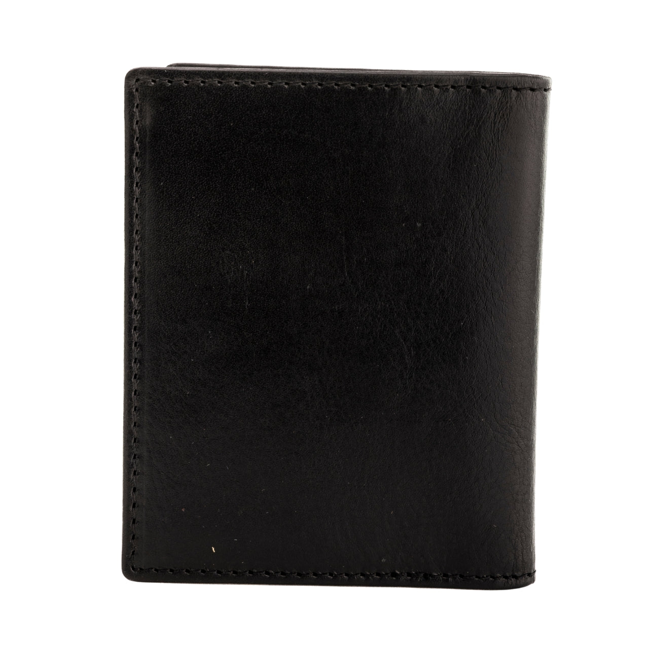 WINGS Cardholder z gładkiej naturalnej skóry bydlęcej Black