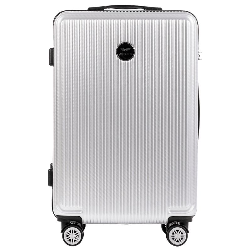 Walizka średnia Wings PC African Eagle 2.0 24" SILVER