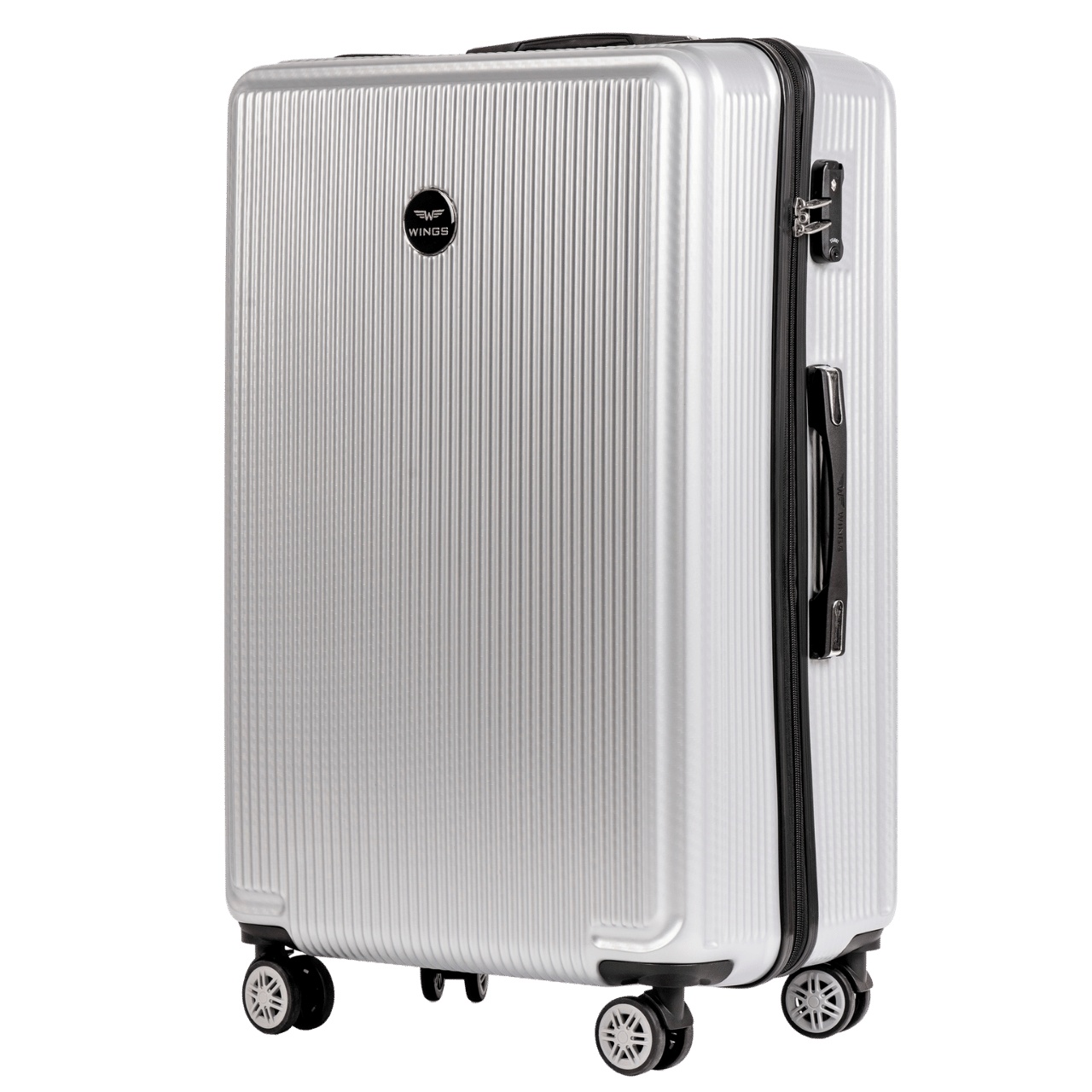 Walizka duża Wings PC African Eagle 28'' SILVER