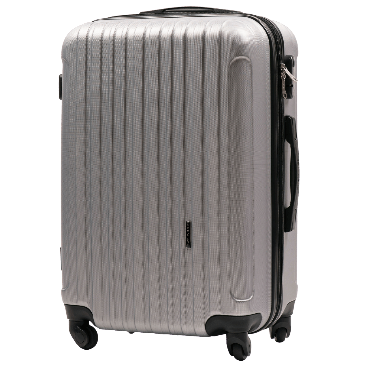 Walizka Podróżna ŚREDNIA WINGS FLAMINGO 24" SILVER