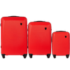ZESTAW 3 WALIZEK WINGS PLOVER RED