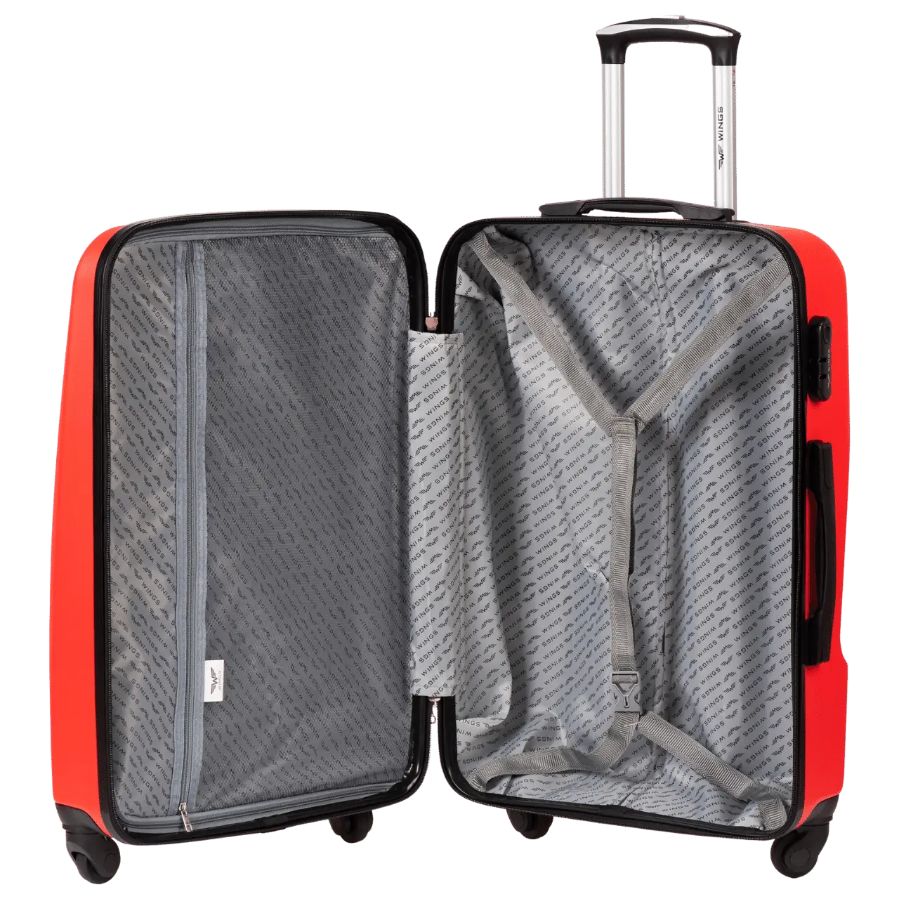 ZESTAW 3 WALIZEK WINGS PLOVER RED