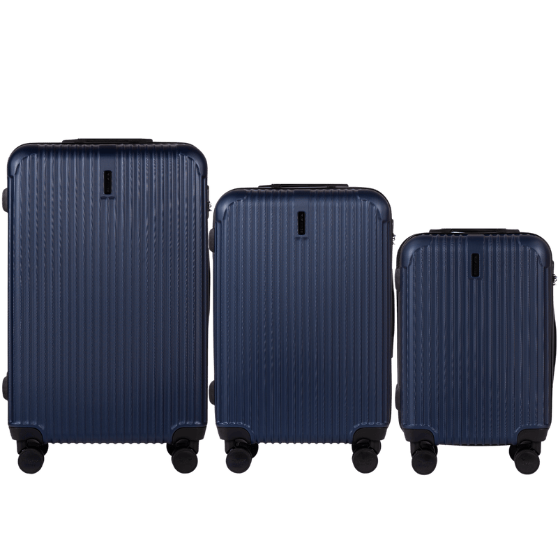 ZESTAW 3 WALIZEK WINGS EGRET DARK BLUE