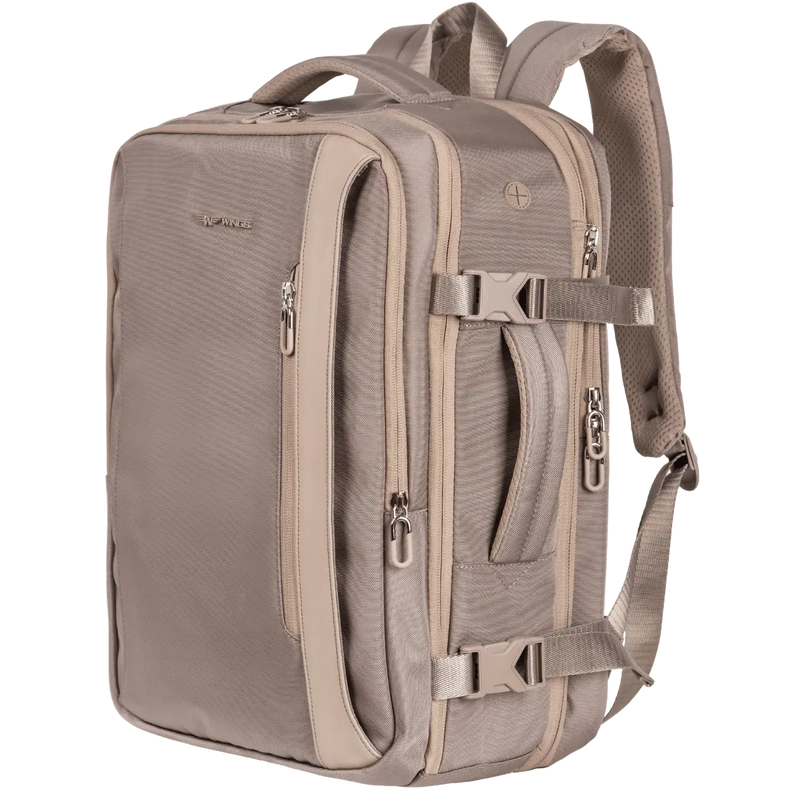 WINGS Plecak wielofunkcyjny SKYLARK poszerzany BEIGE