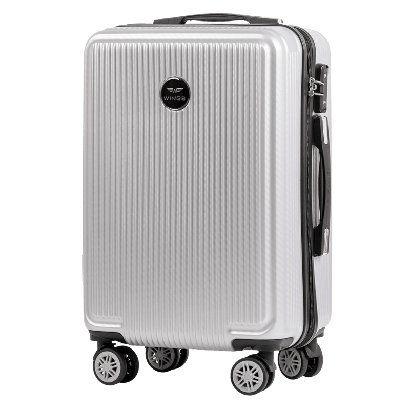 Walizka kabinowa Wings PC African Eagle 2.0 20" SILVER