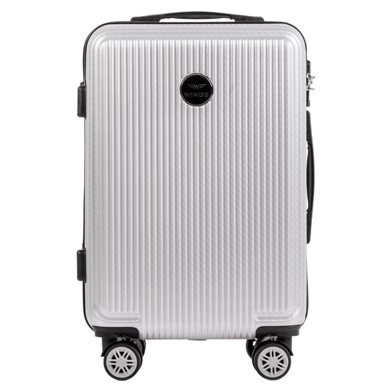 Walizka kabinowa Wings PC African Eagle 2.0 20" SILVER