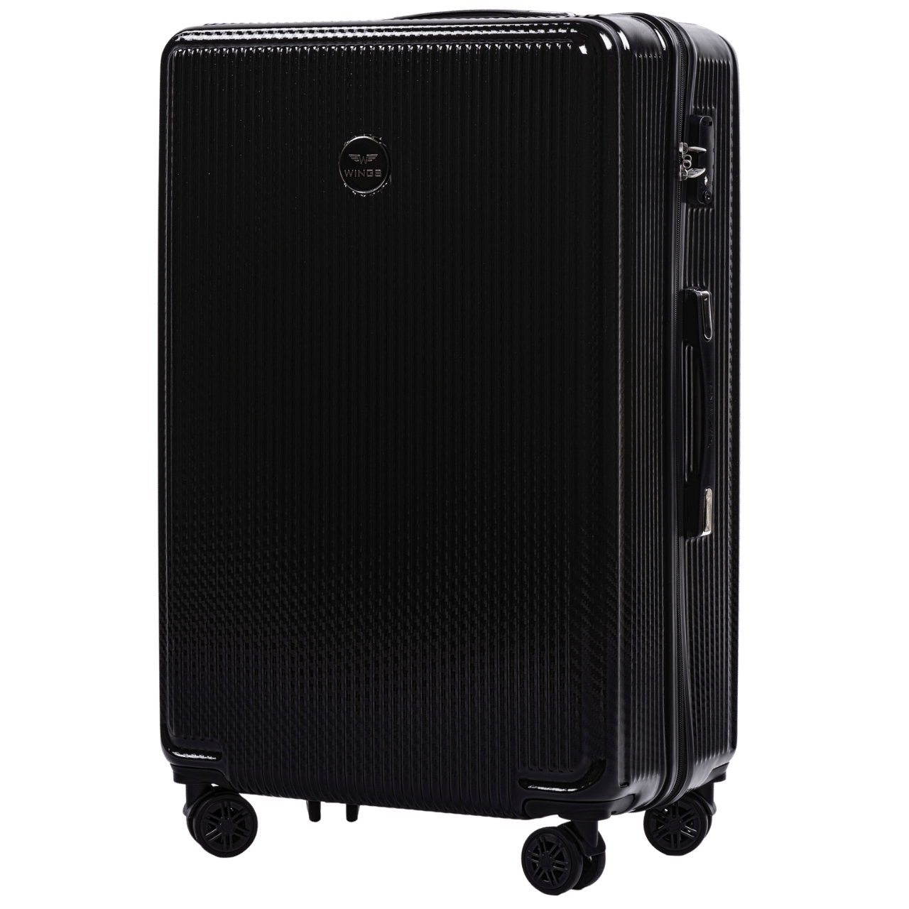 Walizka duża Wings PC African Eagle 28'' BLACK