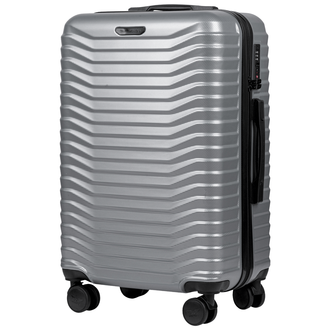 Zestaw 4 walizek Wings PC Sea Eagle SILVER