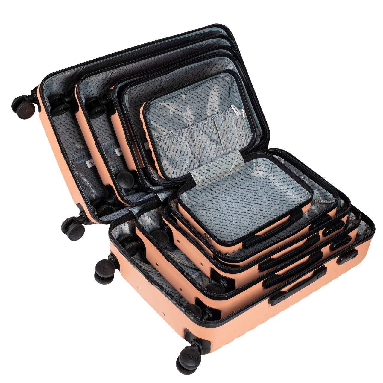 Walizka KABINOWA WINGS SWAN 20" PINK