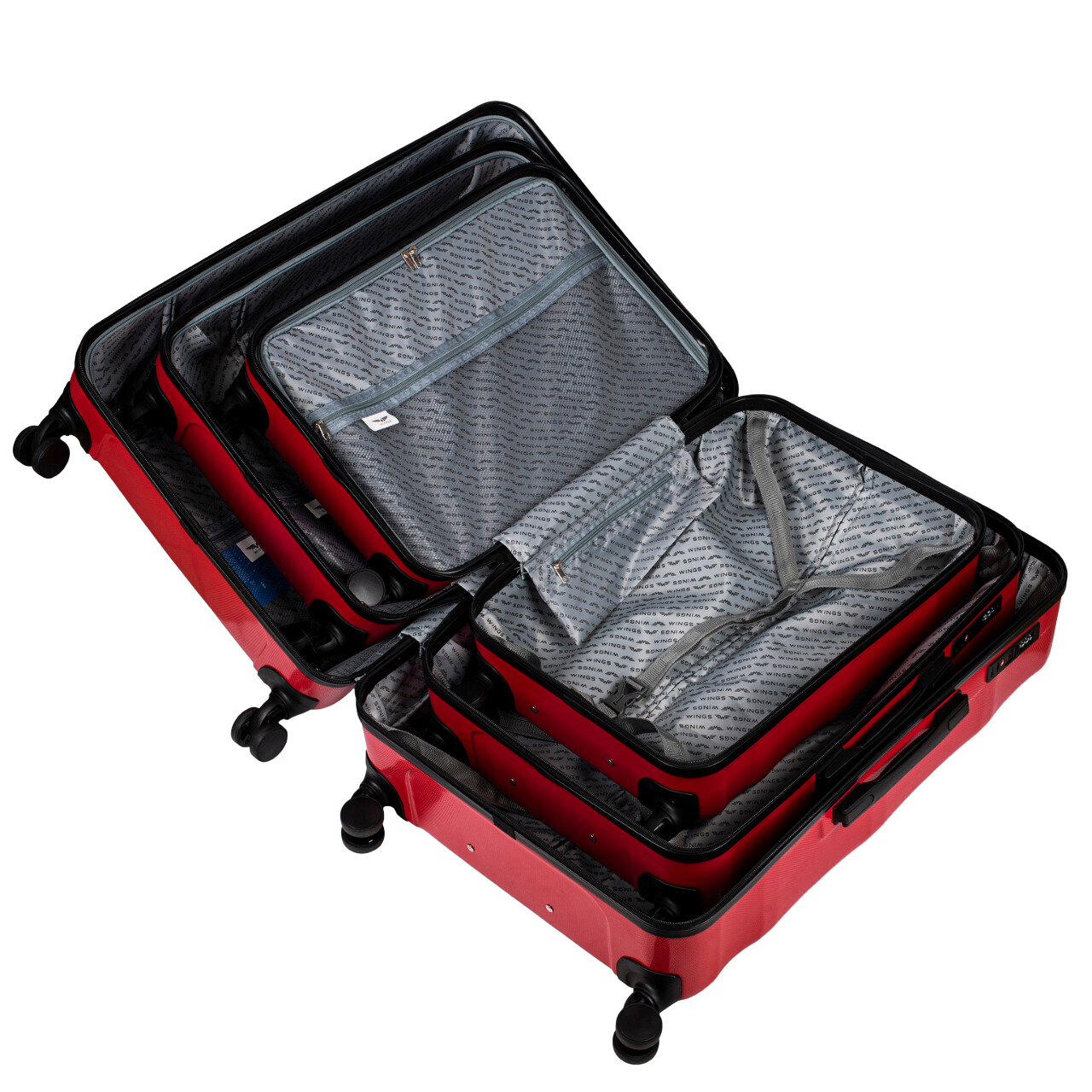 Walizka DUŻA WINGS PC VULTURE 28" WHITE