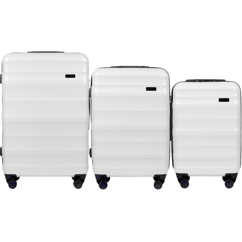 Komplet 3 WALIZEK Wings VULTURE WHITE