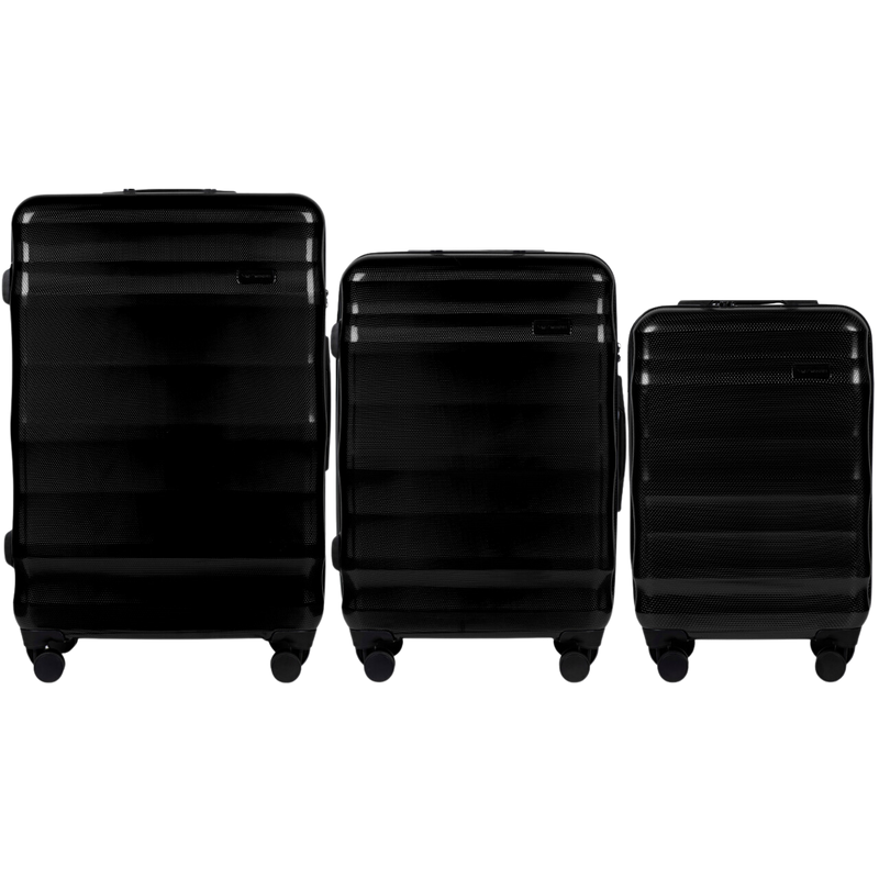 Komplet 3 WALIZEK Wings VULTURE BLACK