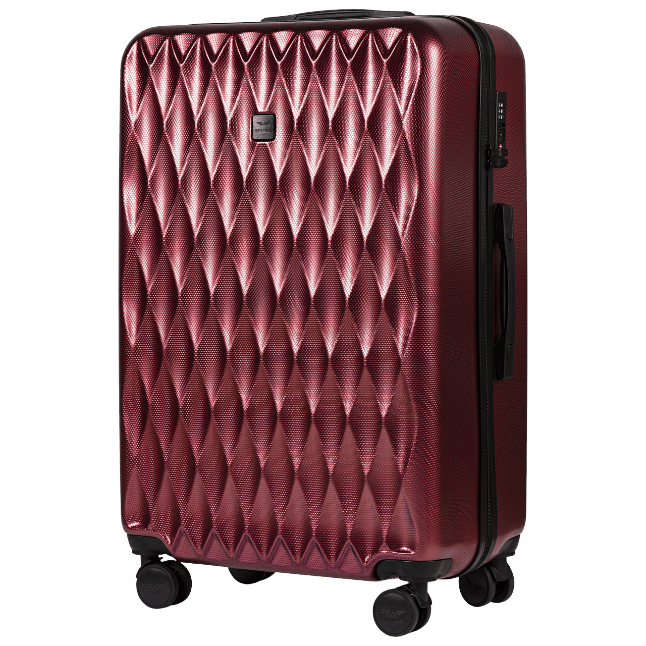 Walizka duża Wings PC Golden Eagle 28" WINE RED