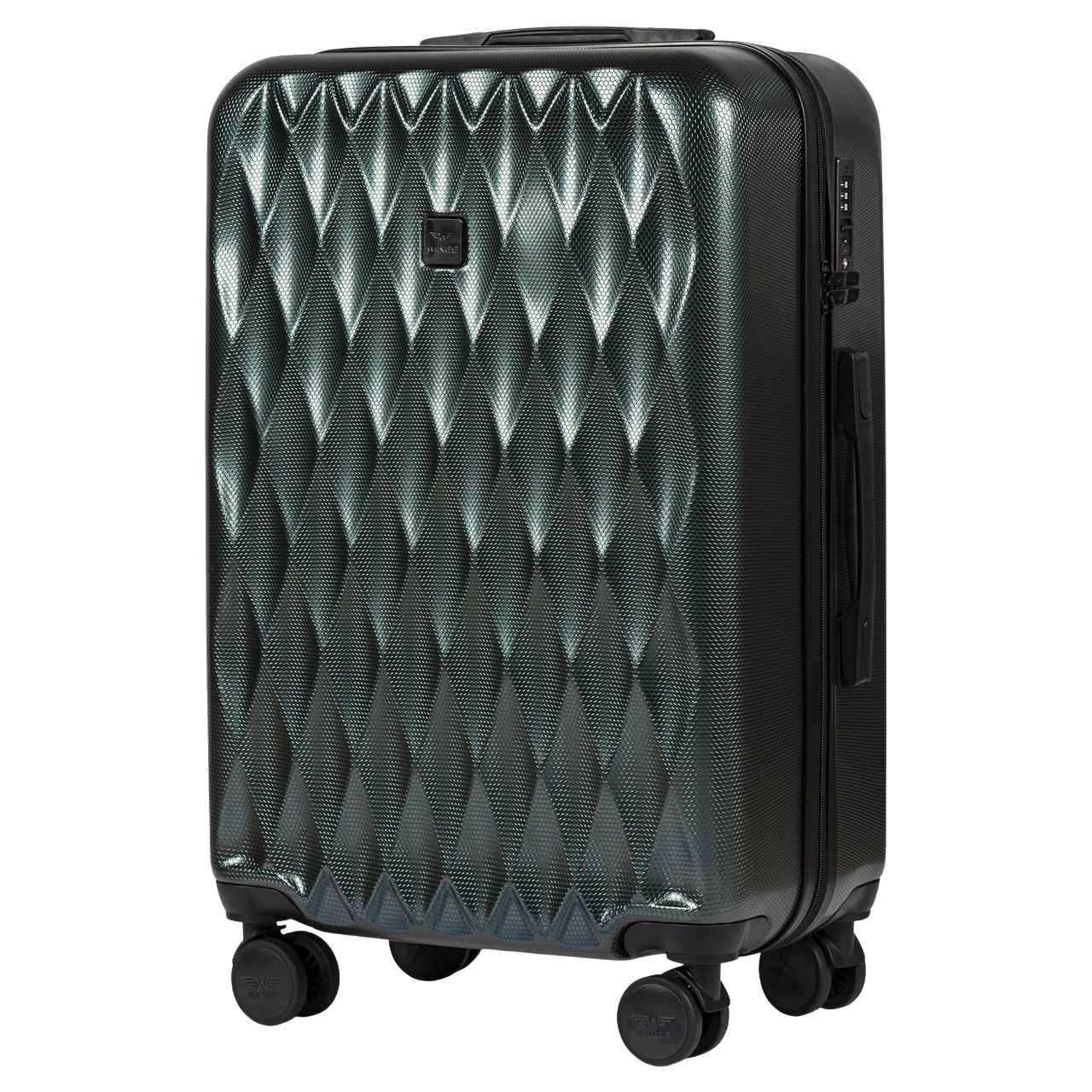 Walizka średnia Wings PC Golden Eagle 24" DARK GREEN GOLDEN EAGLE COLLECTION