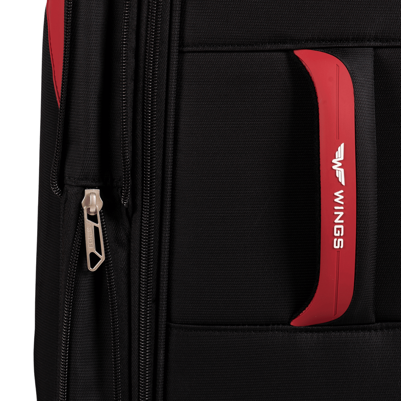 Zestaw 3 walizek DIPPER + torba podręczna Wings BLACK DIPPER COLLECTION