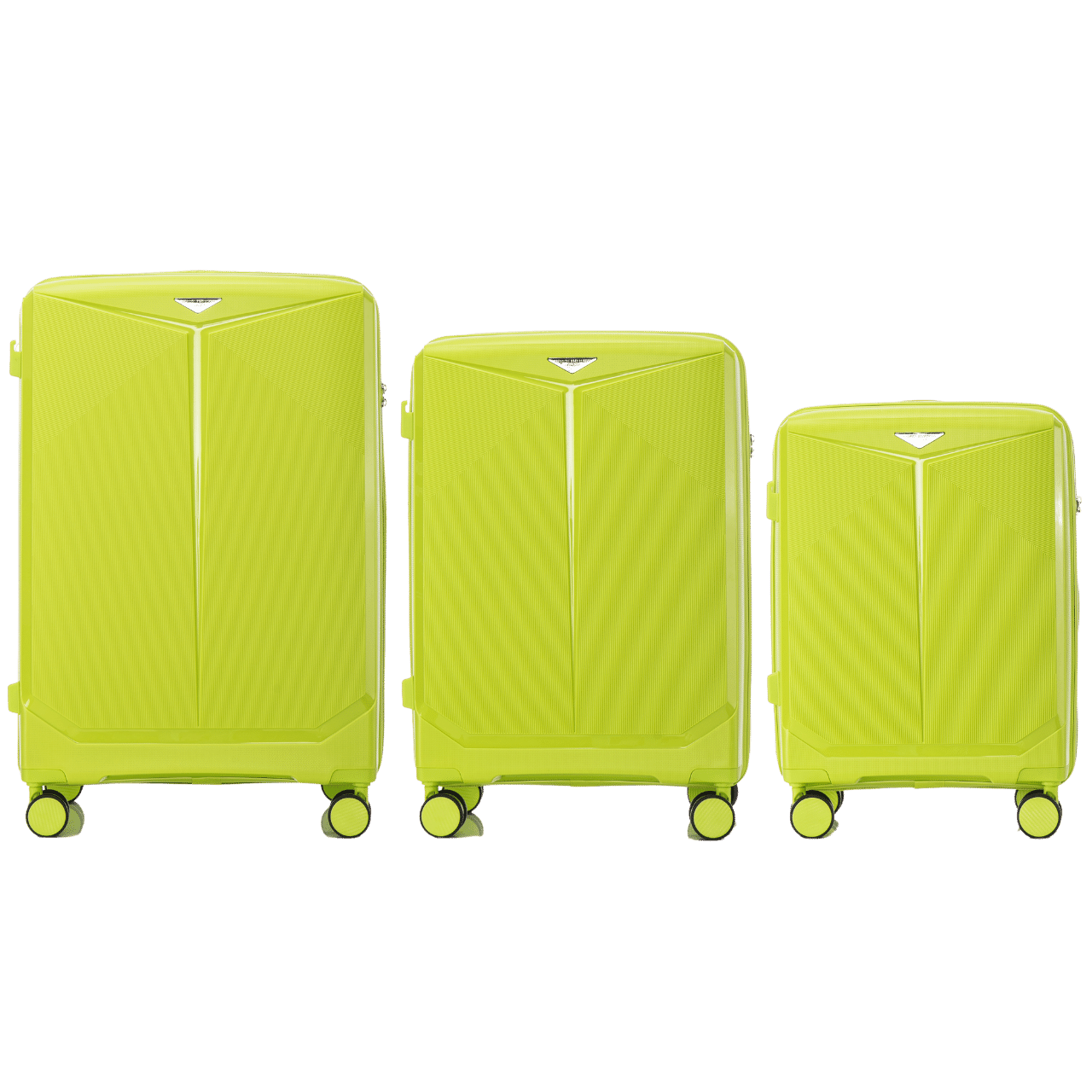 Komplet 3 walizek Wings x Paprocki Brzozowski COCKATIEL – GREEN