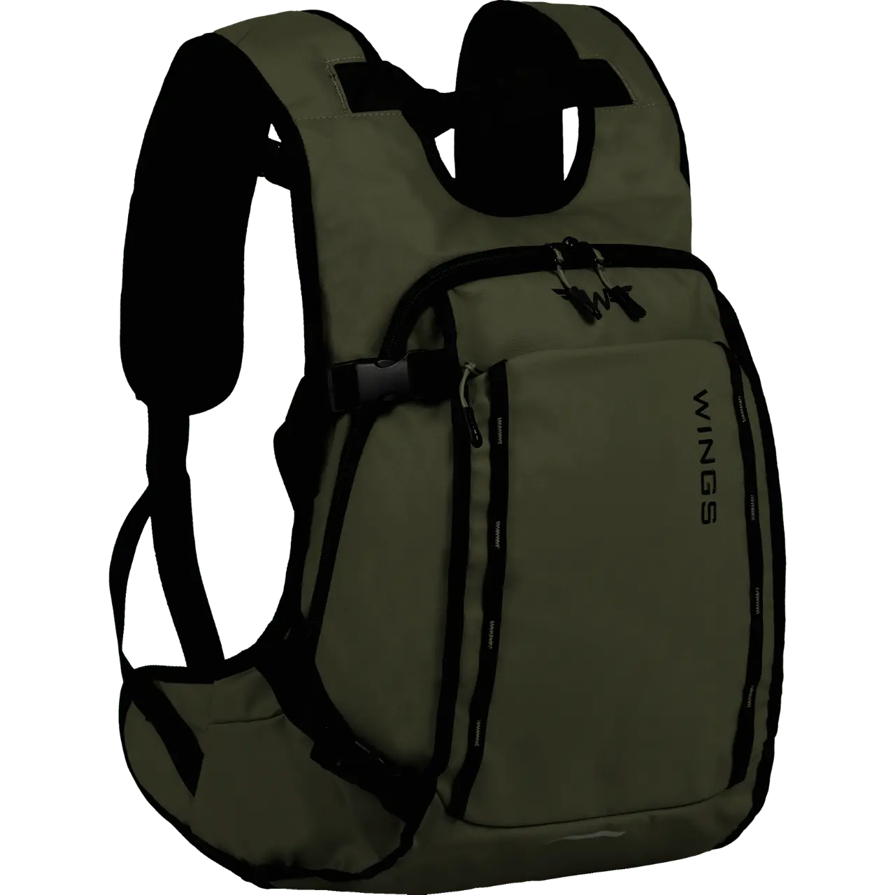 WINGS Plecak podróżny ROOK  dark green ROOK COLLECTION