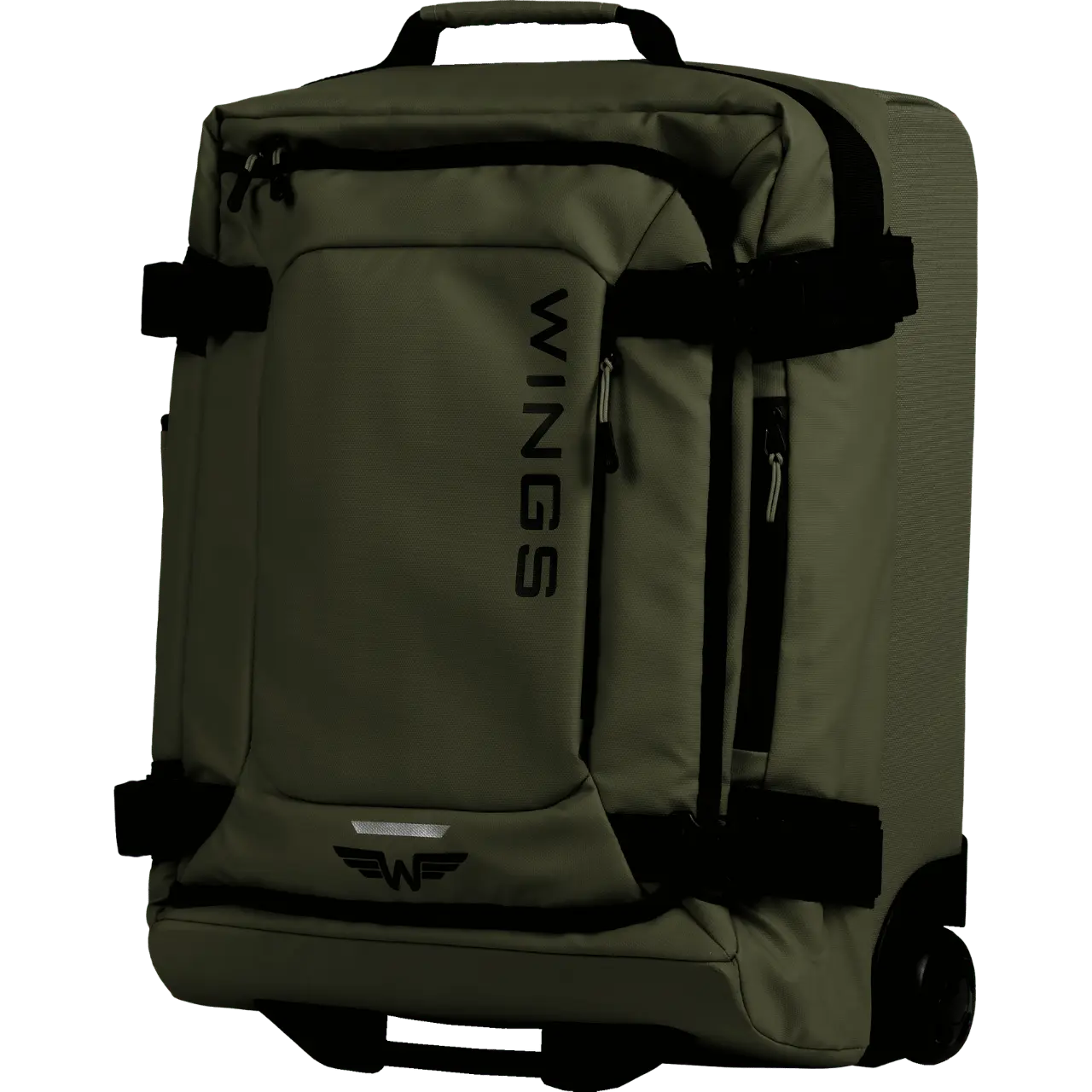 WINGS Walizka miękka Mała kabinowa 20" ROOK dark green ROOK COLLECTION