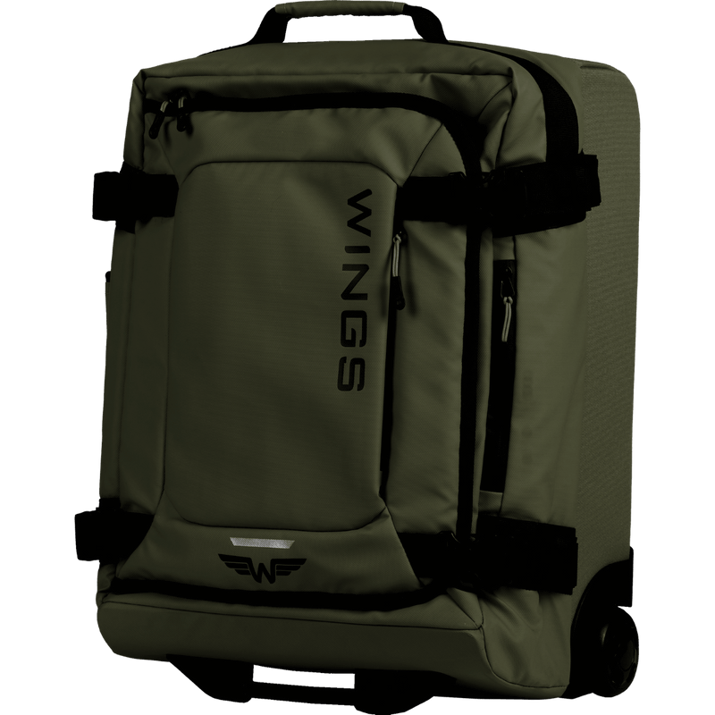 WINGS Walizka miękka Mała kabinowa 20" ROOK dark green
