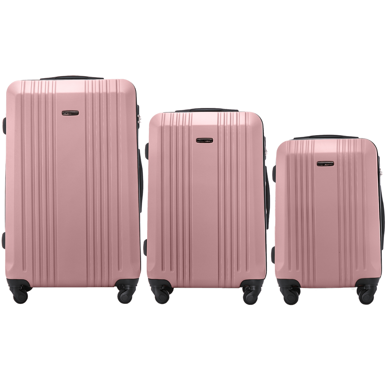 Komplet 3 walizek Wings KESTREL Rose gold