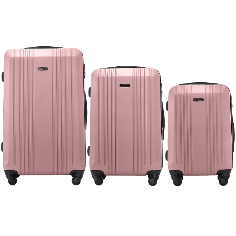 Komplet 3 walizek Wings KESTREL Rose gold