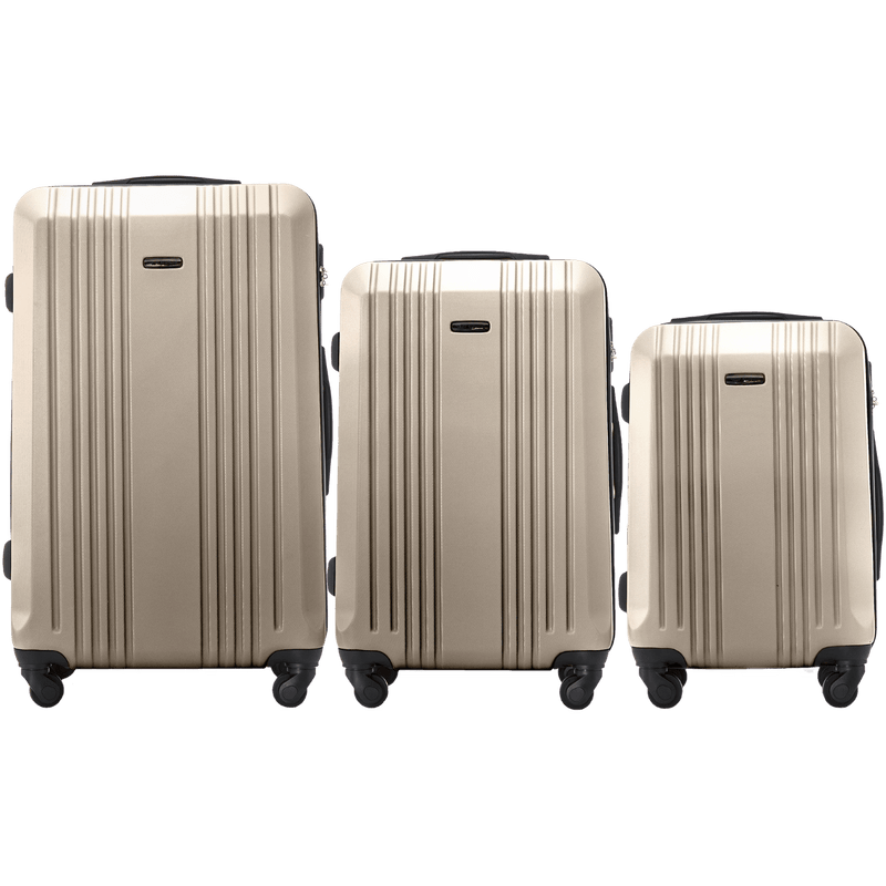 Komplet 3 walizek Wings KESTREL Champagne