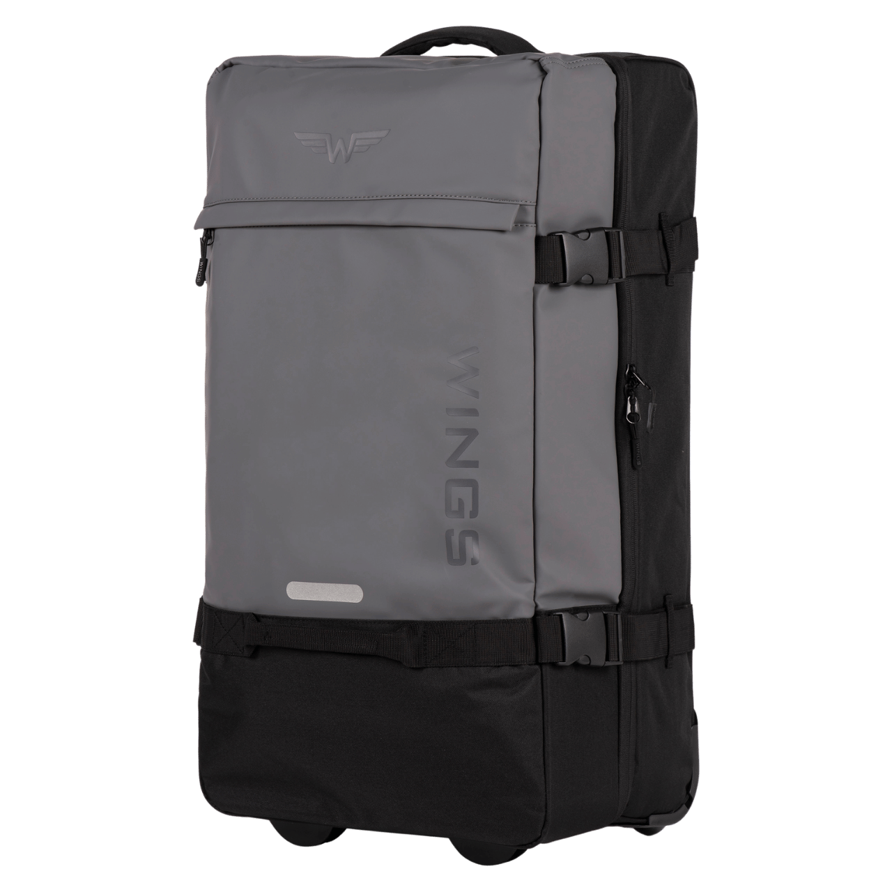 WINGS Komplet walizek miękkich 4w1 STORK Grey