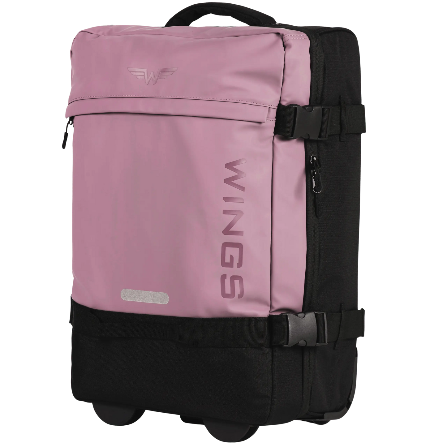 WINGS Komplet walizek miękkich 4w1 STORK Light Purple STORK COLLECTION