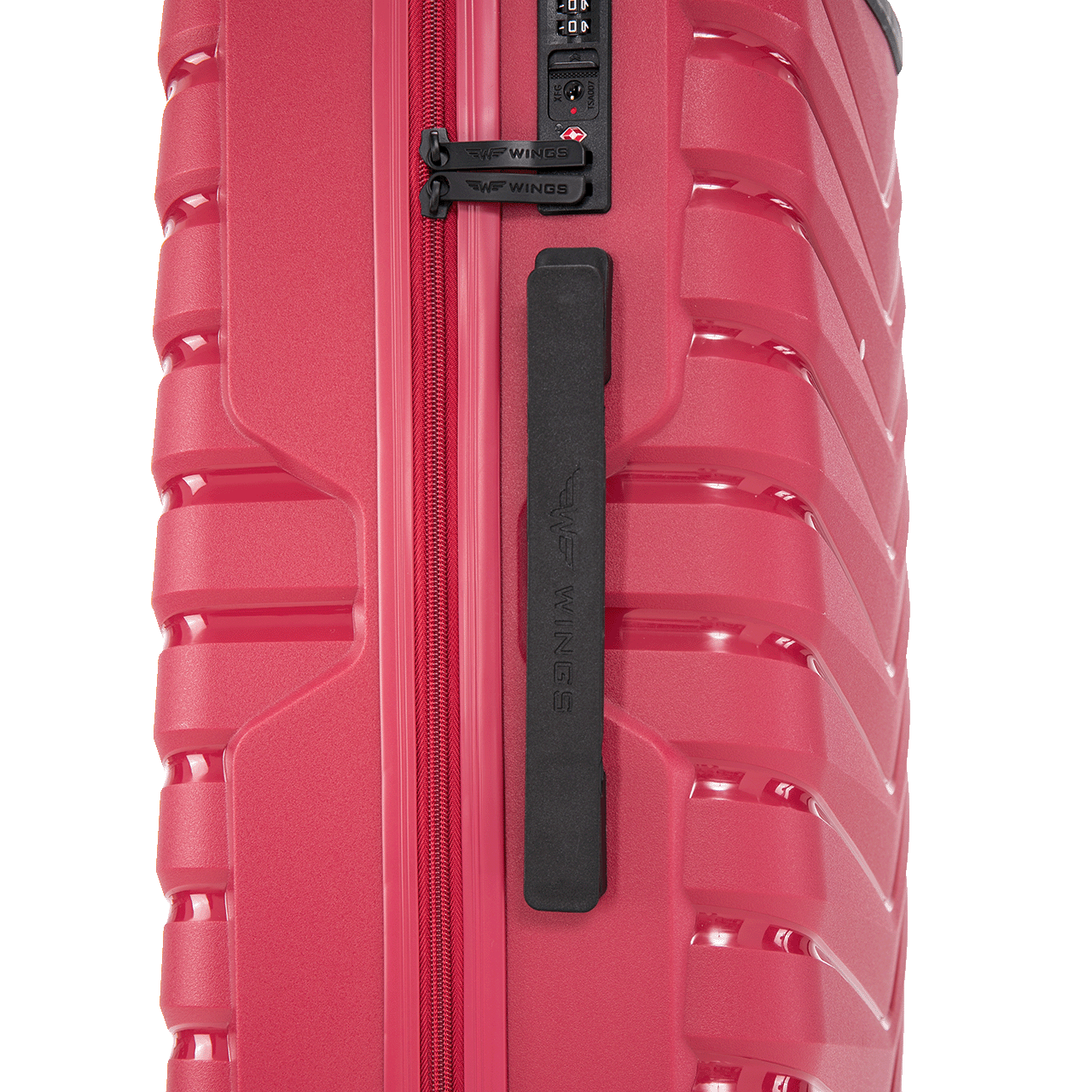 Walizka kabinowa Wings PHOENIX polipropylen 20" BLACK