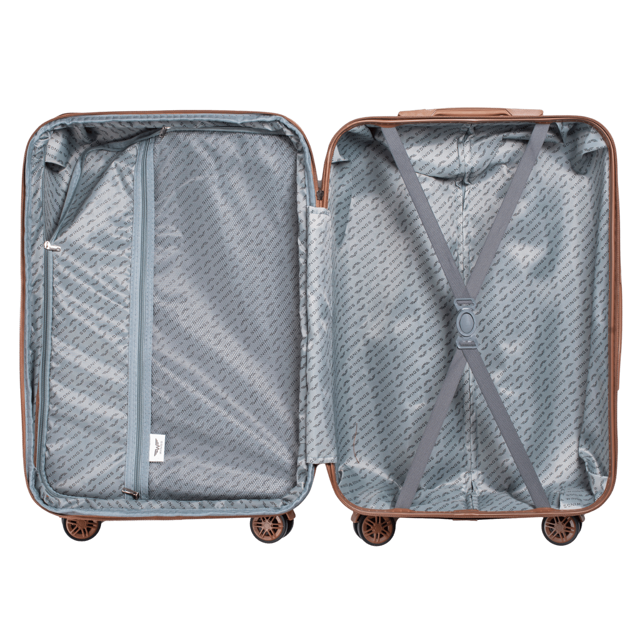 Zestaw 3 Walizek Wings Swallow 3.0 SILVER