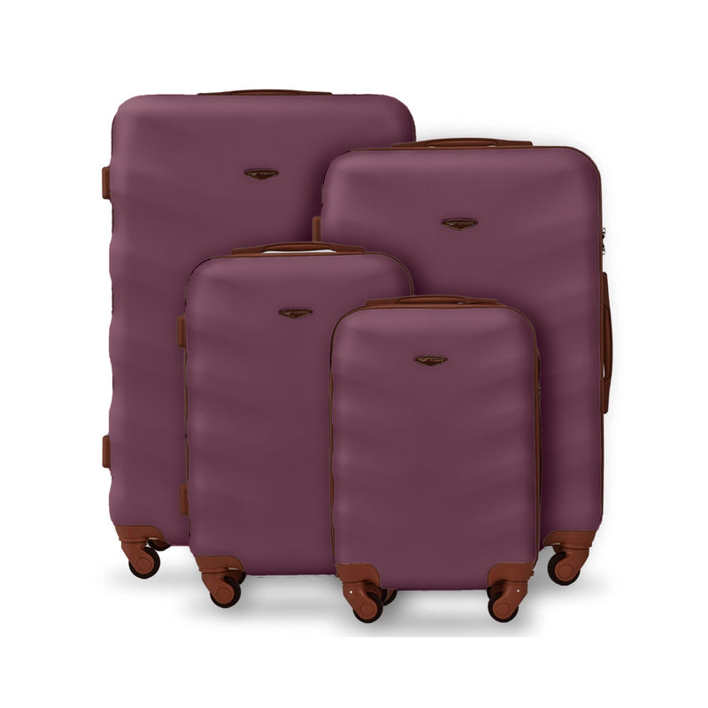 Zestaw 4 walizek Wings Albatross BURGUNDY