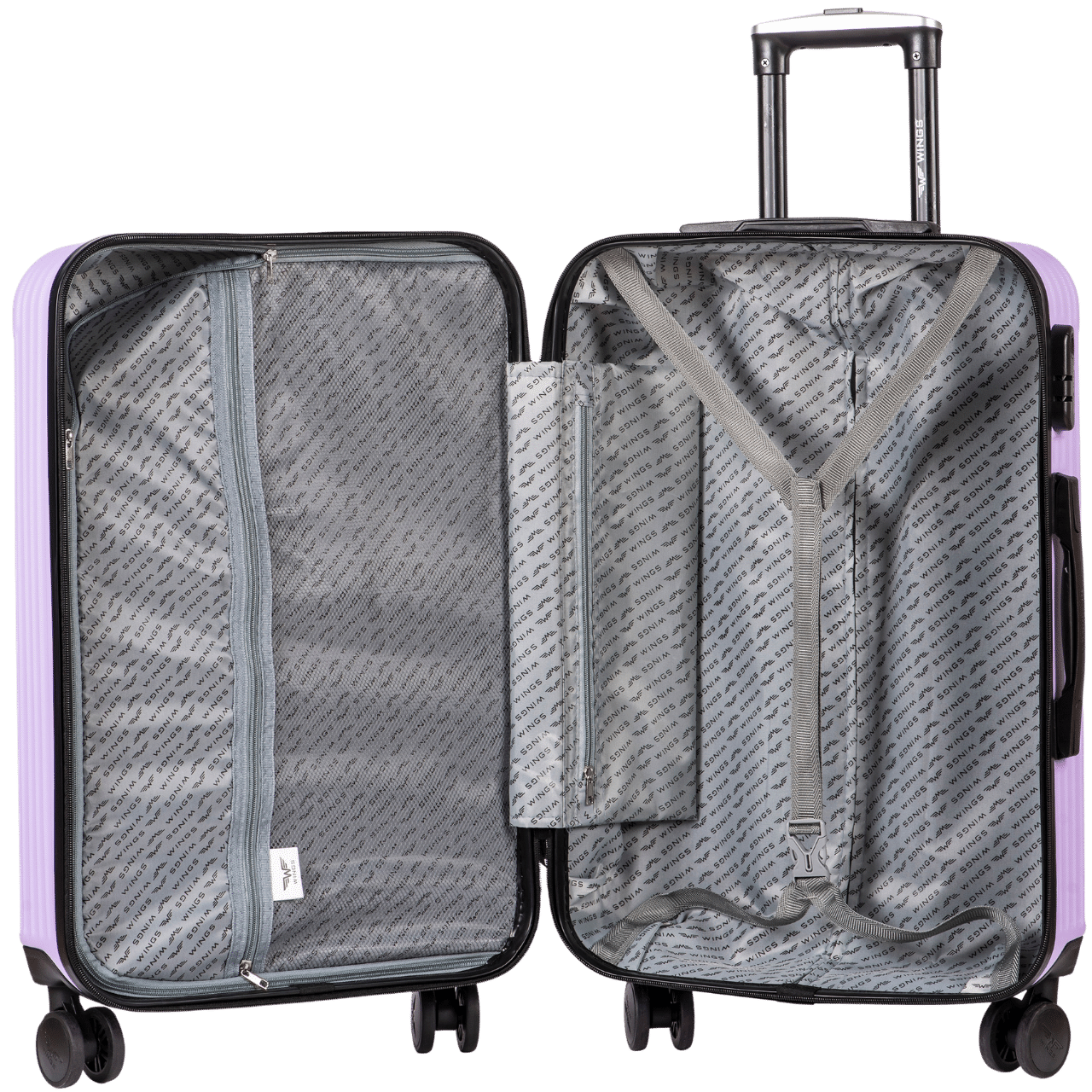ZESTAW 4 WALIZEK WINGS EGRET BLACK
